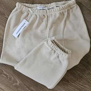 Perfectwhitetee Stevie sweatpants in sugar XS